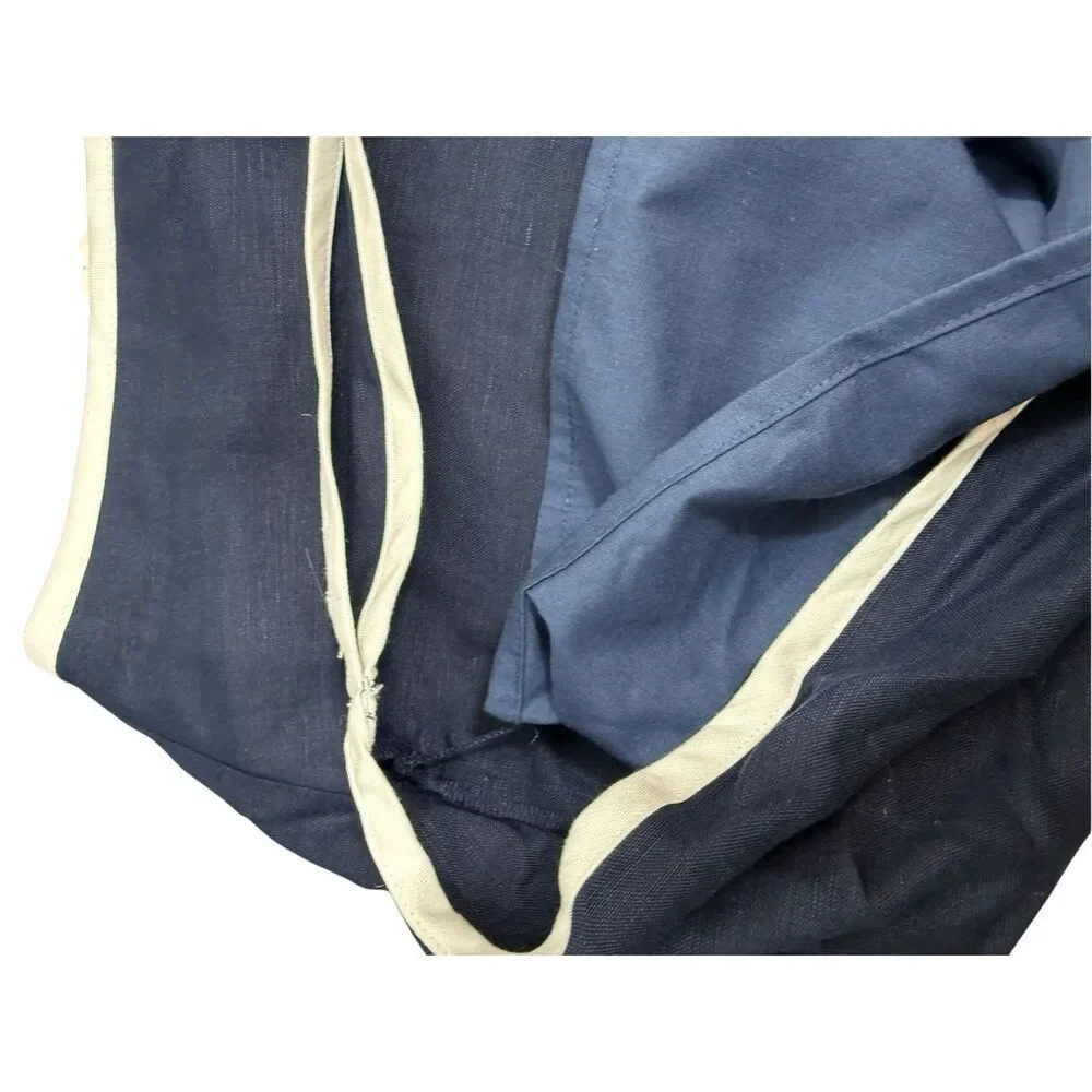 NWT LOFT Navy and White Nautical Skirt- Size 6